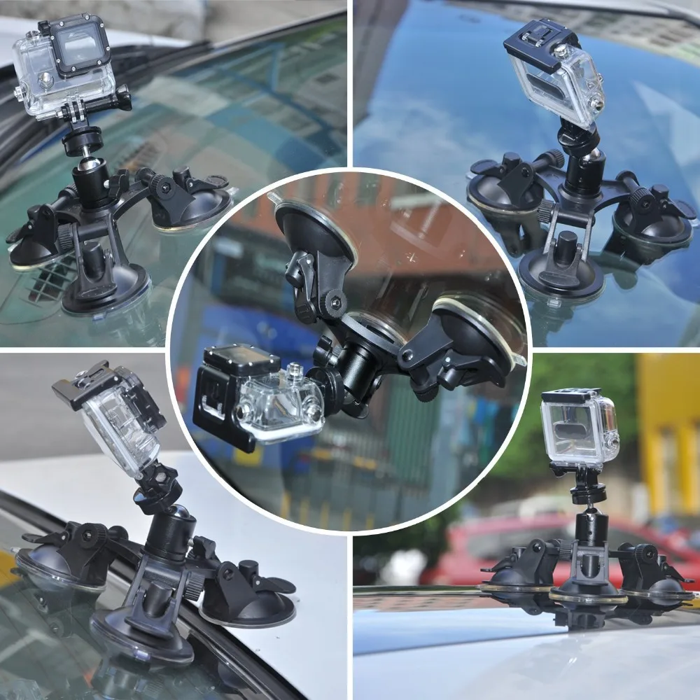 Крепление для автомобильного видеорегистратора держатель камеры Gopro Hero2/3/3 +/4