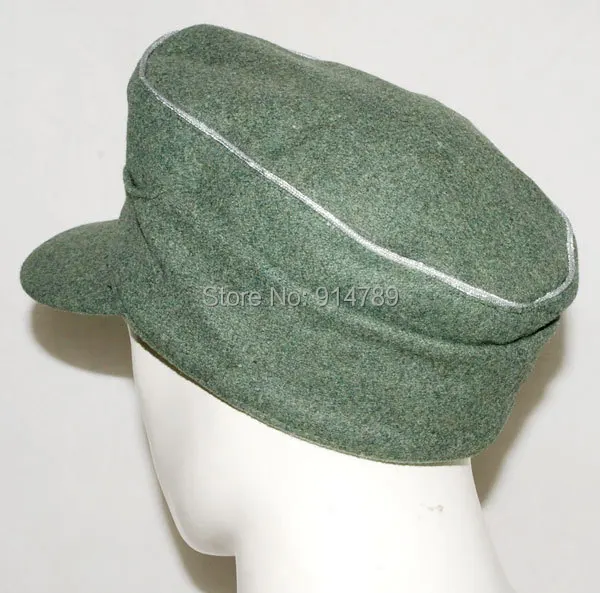 

WWII GERMAN WH OFFICER M43 PANZER WOOL FIELD CAP SIZE L -31734