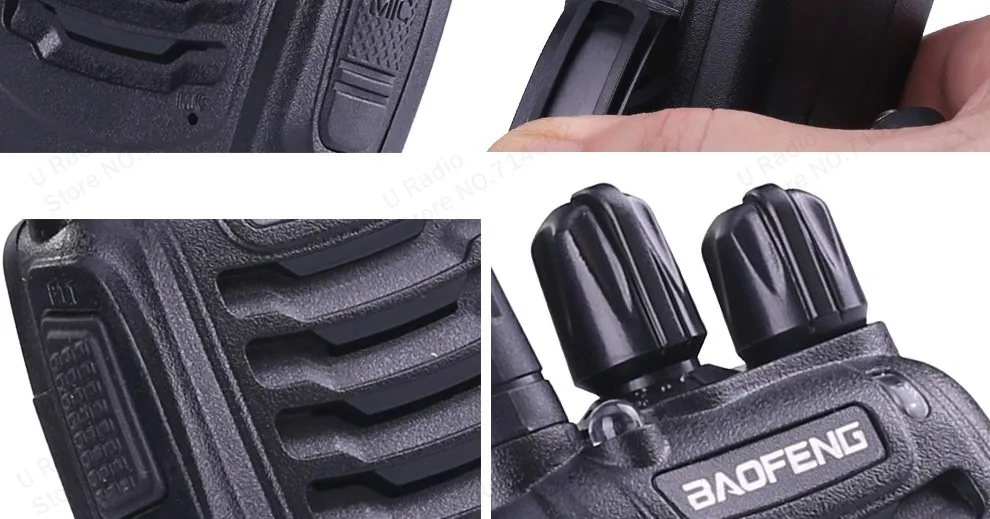10 шт./лот Baofeng BF-888S портативная рация 5 Вт портативная рация bf 888s UHF 400-470MHz 16CH двухсторонний портативный трансивер Raio