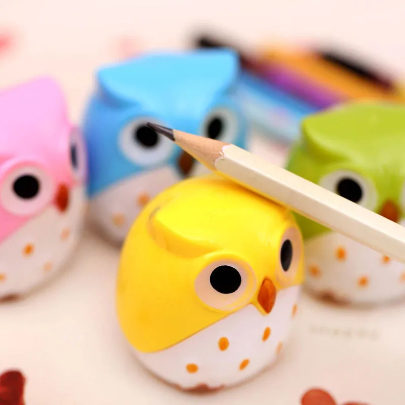 1 шт. Kawaii точилка для карандаша в виде совы новая милая Автоматическая карандашей