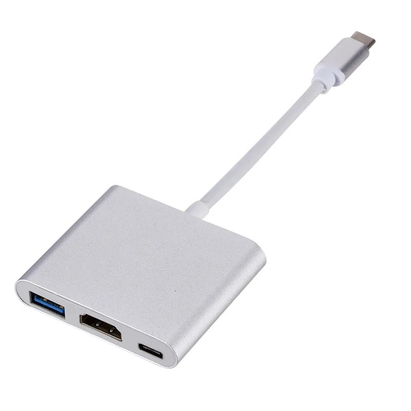 Производитель USB31 Тип C HDMI + USB30 три в одном PD источник питания Поддержка 4K кабель