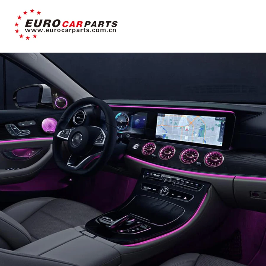C Класс w205 GLC Класс Вентиляционное Отверстие окружающие огни для GLC260 C200L C63 GLC63 интерьерные атмосферные огни