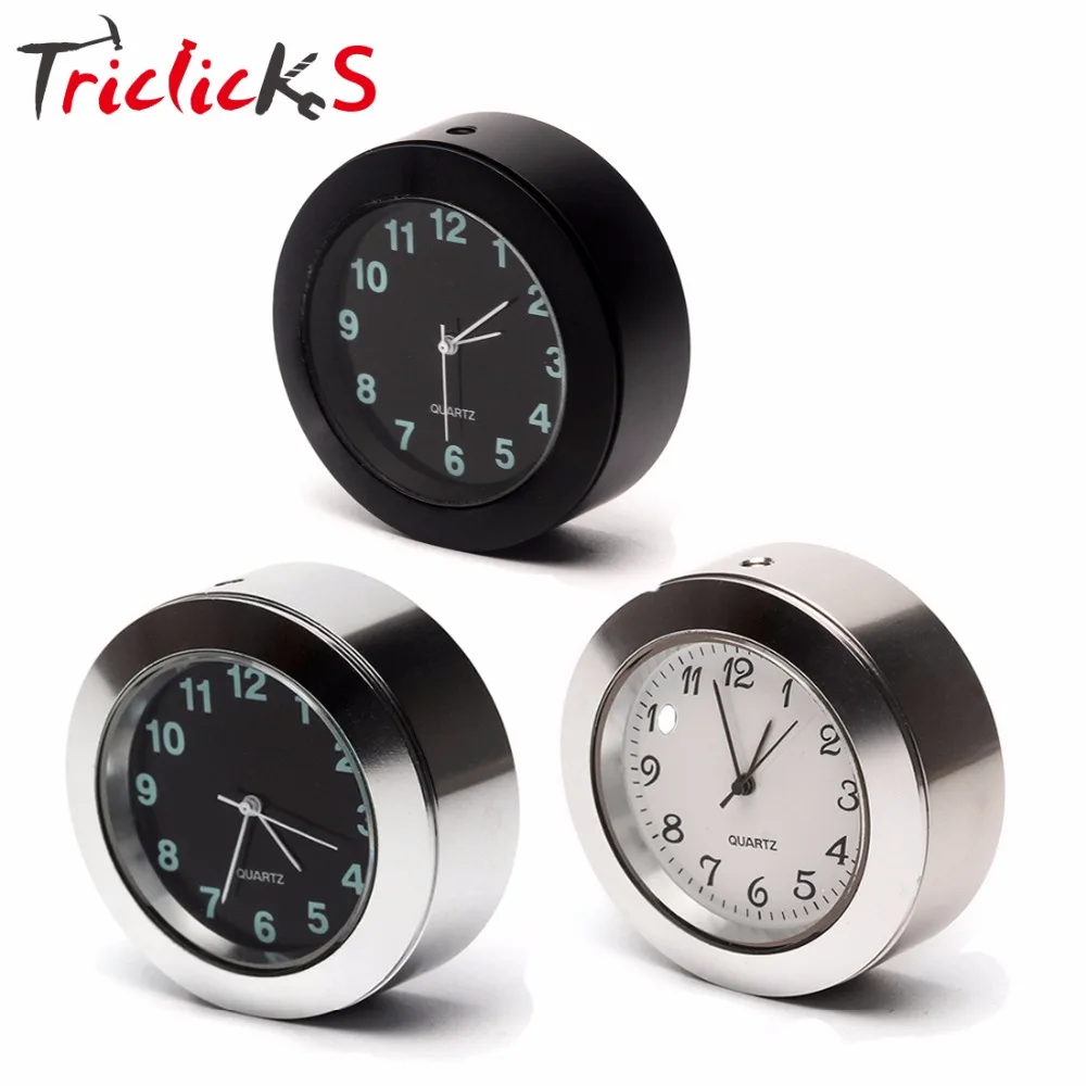 Triclicks универсальные 7/8 &quot 1&quot аксессуары для мотоциклов Руль Крепление часы