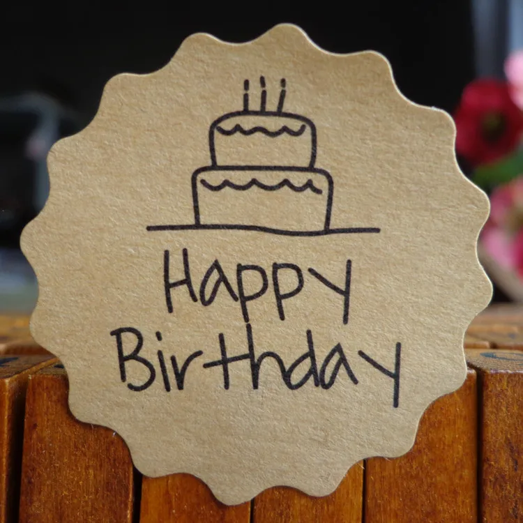 

120 шт., 2019 дюйма, фотонаклейка с надписью «Happy Birthday»