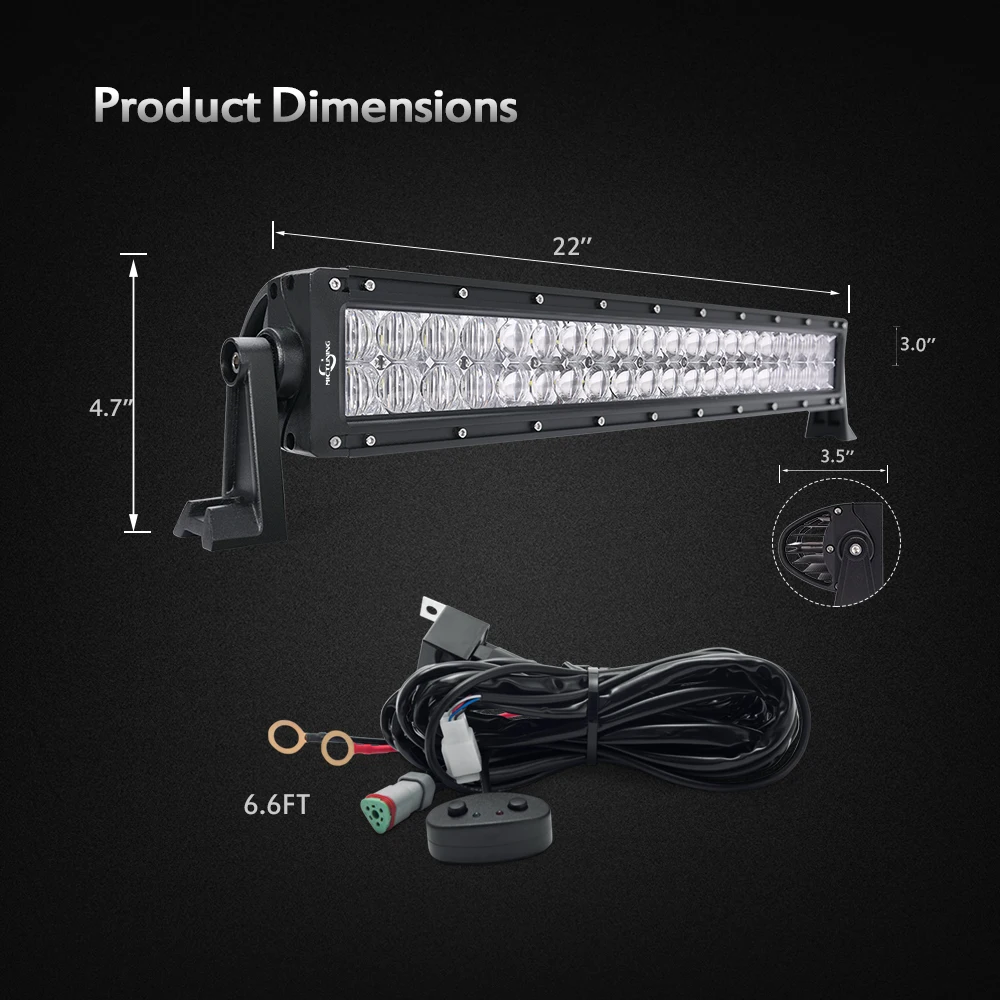 Mictuning 32 &quot22'' 5D светодиодный светильник бар RGB Strobe Flash многоцветный