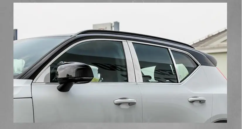 XC40 нержавеющая сталь для автомобиля полное украшение окна полосы отделка Подходит для VOLVO XC40