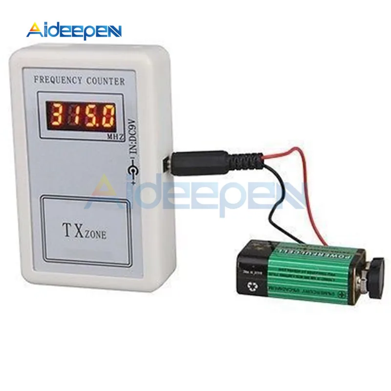 Digital Frequency Tester Meter Counter Handheld Wireless Remote Control 250-450 MHZ Tools DC 7.5-10 V 10cm Test Distance | Инструменты