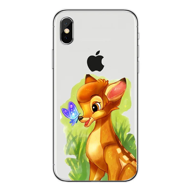 Seracase Bambi и Thumper Мягкий ТПУ силиконовый чехол для iPhone 8X7 Plus 6 6SPlus 5 5S SE | Мобильные