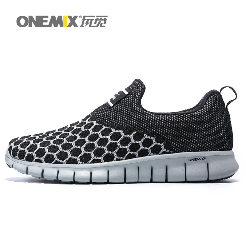 Повседневная Спортивная обувь ONEMIX унисекс дышащая сетчатая для бега с верхом