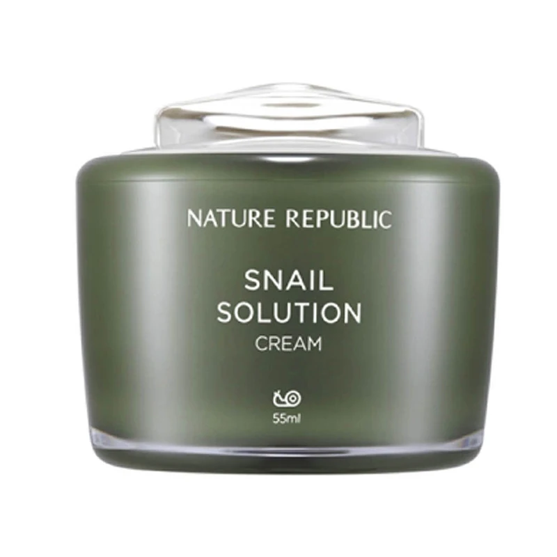 Nature Republic Snail Solution крем 55 мл для лица против морщин и на основе улиточного секрета