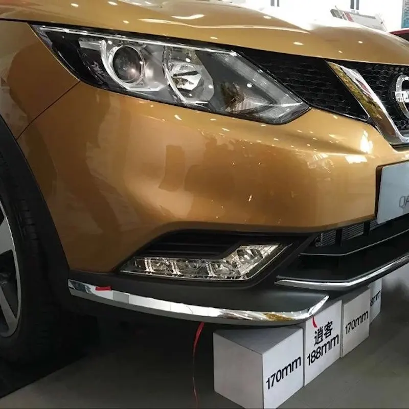 Для 2014 2016 NISSAN QASHQAI J11 хромированный передний угловой противотумансветильник рь