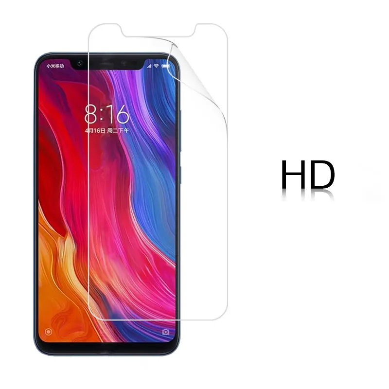 HD прозрачная глянцевая пленка для Xiaomi Mi 8 6 21 in Mi8 матовая против отпечатков