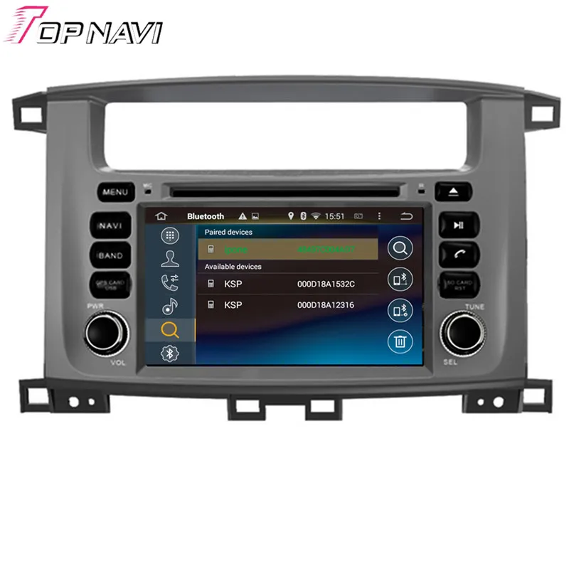 Topnavi 7 ''Octa Core 4 Гб RAM Android 6 0 Автомобильный видеоплеер для TOYOTA LAND CRUISER 100 1998-2007/LC