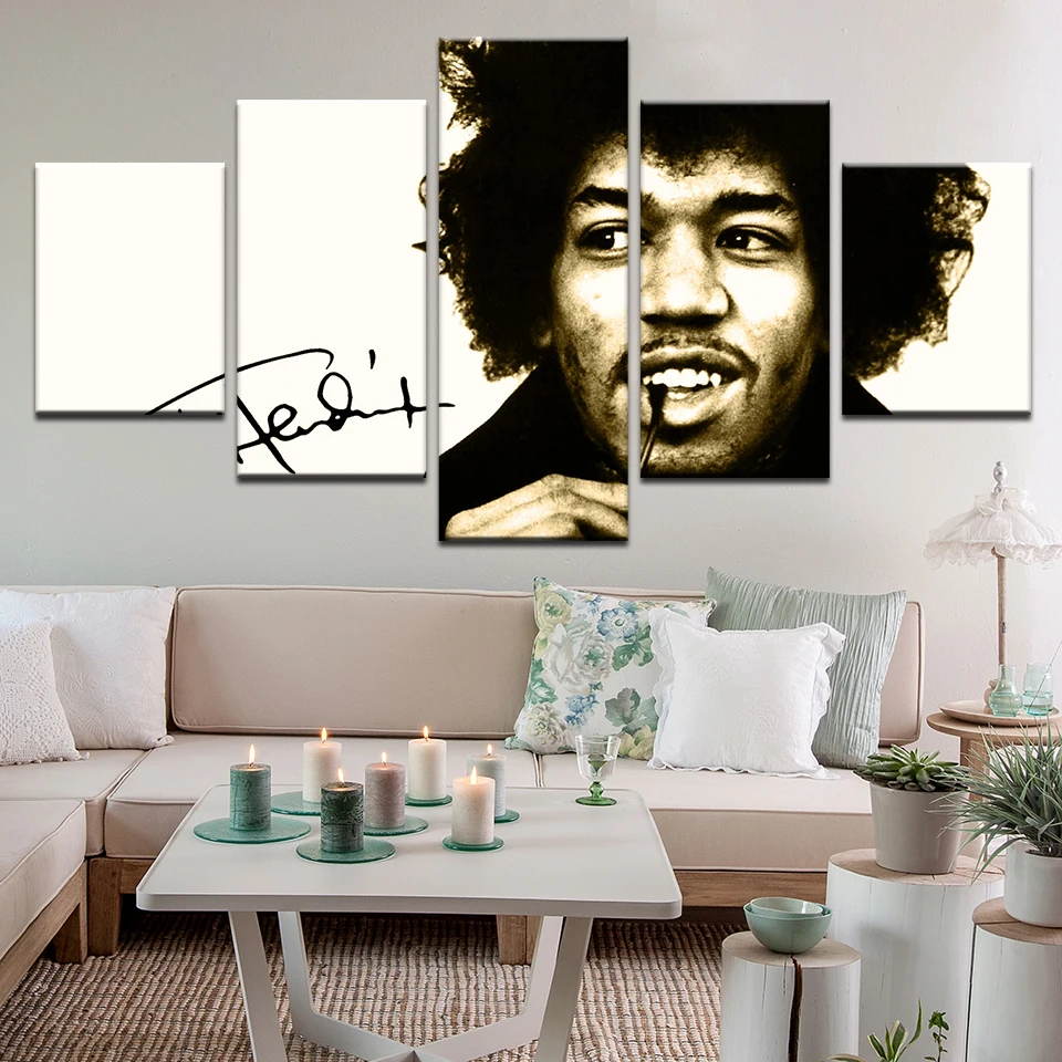 Современный домашний декор картина на стену Jimi холст Хендрикс Постер для спальни