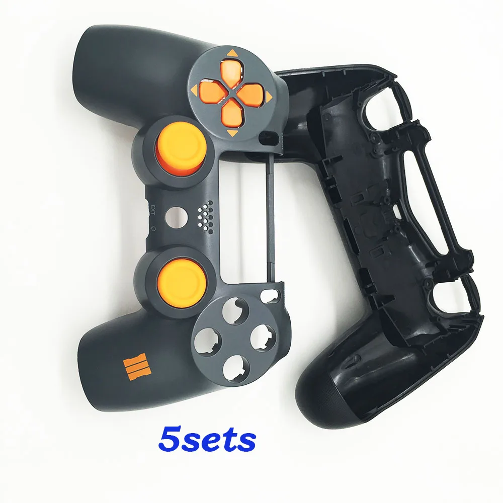 5 комплектов на заказ для PS4 COP контроллер Оболочка Передняя Серая задняя Черная