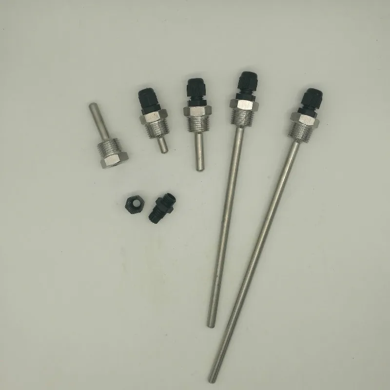 Thermowell резьба из нержавеющей стали 1/2 дюйма NPT температурные датчики термолунки