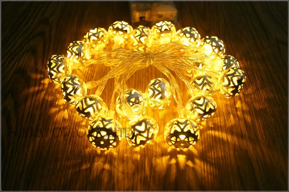Гирлянда с 20 светодиосветодиодный работающая от батарейки 3 м|holiday decoration|led fairy string