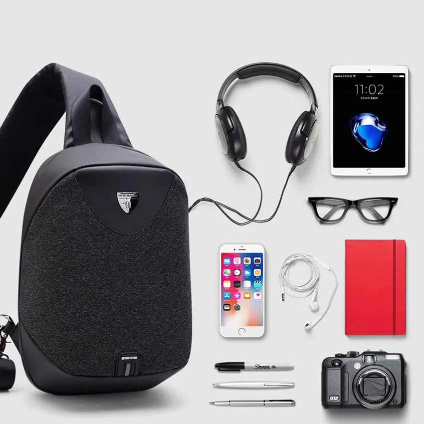 

Дюймовый Противоугонный usb зарядная сумка почтальона сумка водонепроницаемый один заплечный рюкзак с отделением для ноутбука для мужчин и ...