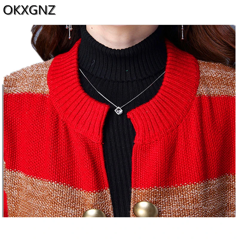 Женский трикотажный кардиган средней длины с длинным рукавом|knitted cardigan|womens sweater