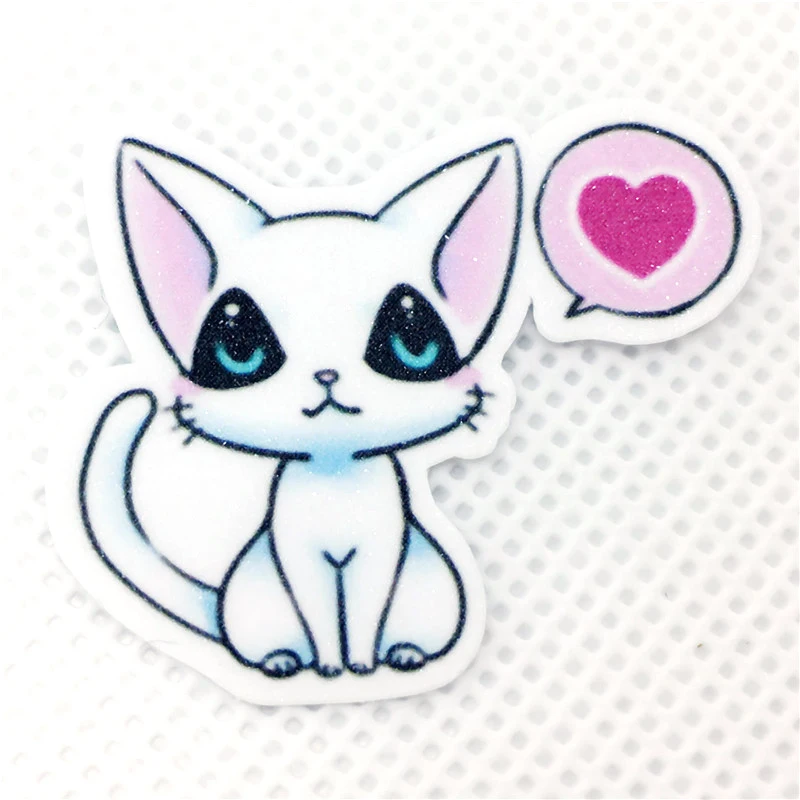 40 Pieces Anime cute cat Paper Waterproof Fun Sticker Toys The Luggage Fashion Laptop Stickers Handbag Decoration | Дом и сад