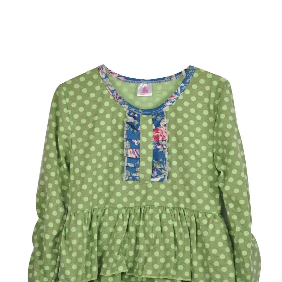 Весна-осень одежда для маленьких девочек зеленая детская рубашки мальчиков