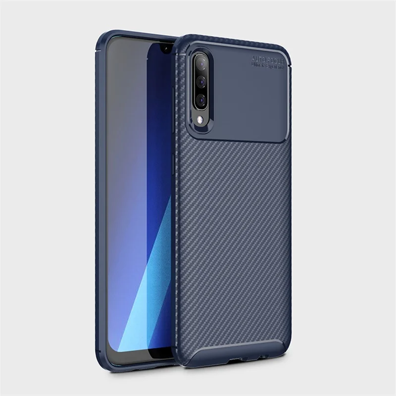 Чехол для Samsung Galaxy A70 чехол A705F 6 7 дюйма углеродный силиконовый бампер A 70 SM-A705F |