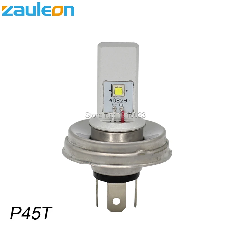 Zauleon 1 шт. мотоцикл P45T светодиодный фонарь для скутера мопеда белый 20 Вт светодиодный 6-24 в светодиодный мотоцикл лампа