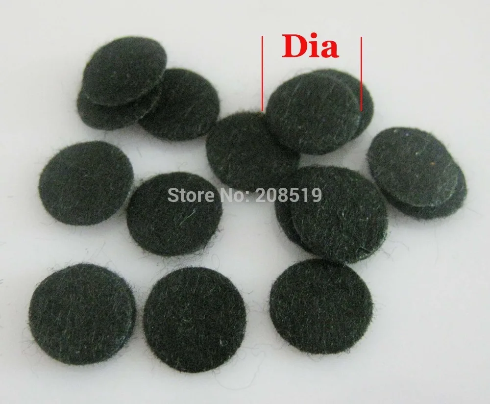 PA0020 DIY аксессуары для рукоделия 500 шт Круглые войлочные точки белый и черный 10 мм/15