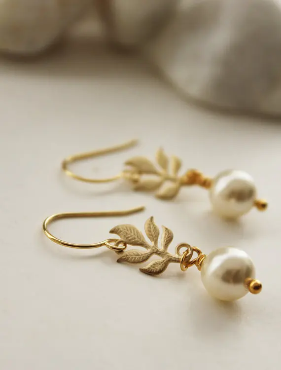 Винтажные длинные серьги с белым жемчугом для женщин модные женские кристаллами