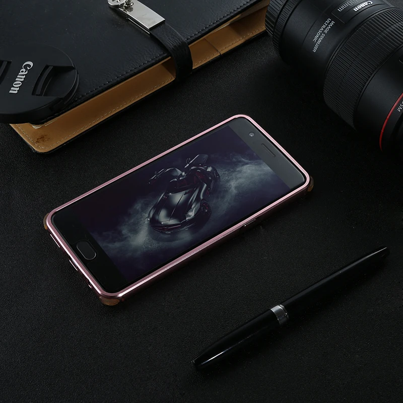 Чехол для Oneplus 5 t алюминиевый бампер металлическая рамка + углеродное волокно
