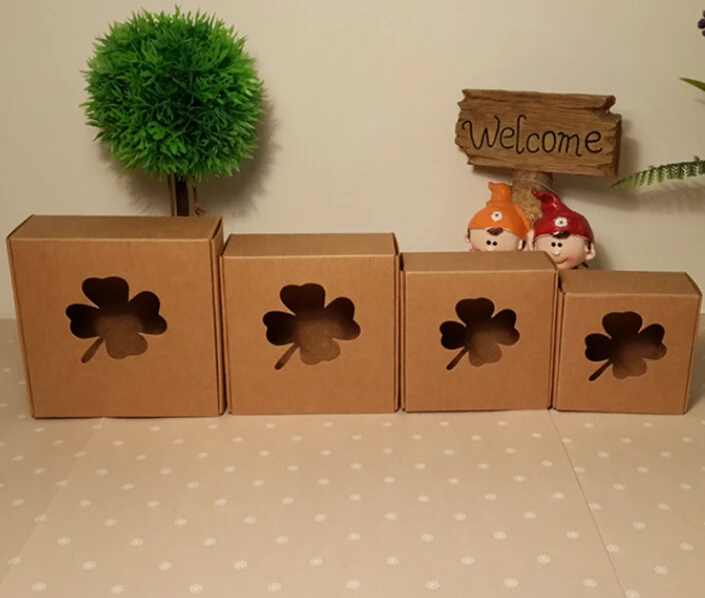 50 шт. коробка из крафт бумаги свадебные подарки конфеты Подарочная для вечеринки