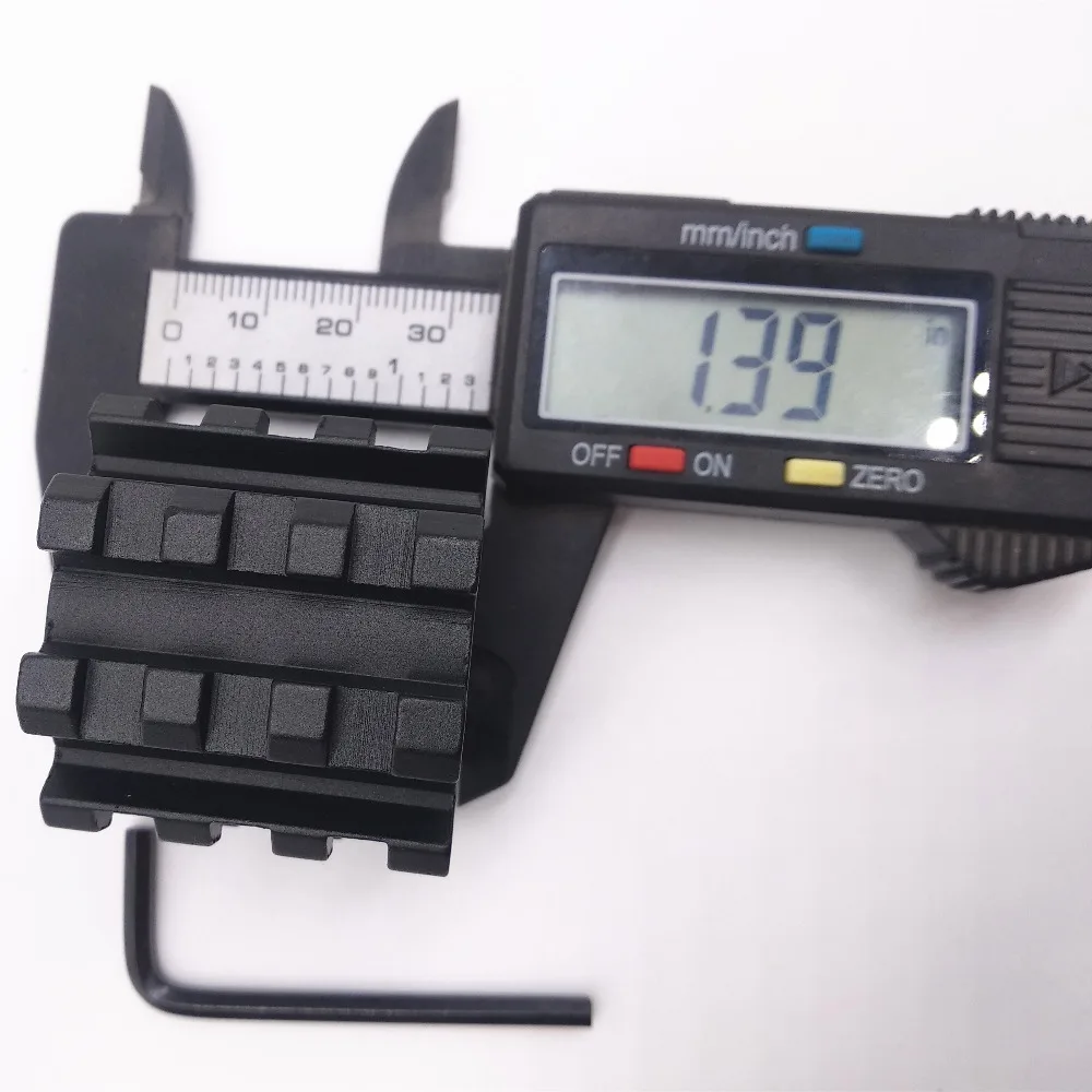 12GA подставка для ружья тройная рейка 1 дюйм адаптер крепления Пикатинни 3 рейки