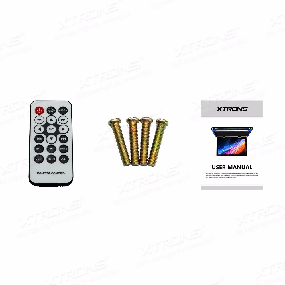 Монитор XTRONS 10 2 дюйма 1080P HD HDMI + ИК наушника|Мониторы для авто| |