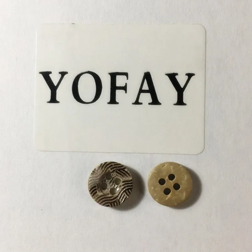 Кокосовая оболочка YOFAY 50 шт./упак. 4 отверстия кнопка для рисования