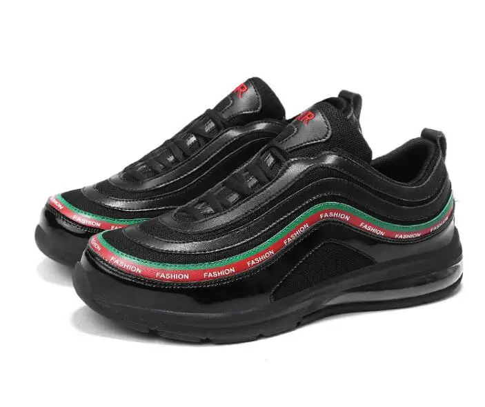 Undefeated x AIR sepatu pria MAX Mesh Breathable 97 UL ✗ SE erkek spor ayakkabi men Sports sneakers Heighten jogging shoes | Обувь