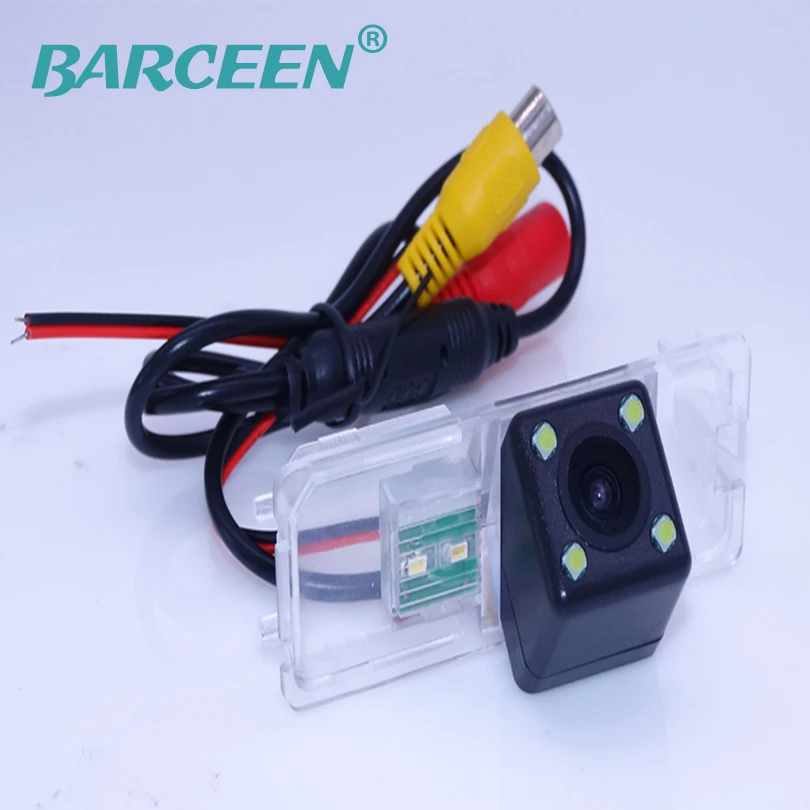 С 4 светодиодными автомобильными задними камерами заднего вида стеклянные линзы