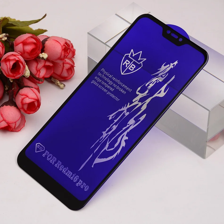 6D закаленное стекло для Xiao mi Red mi Note 7 6A mi 8 Защитное стекло для Red mi 7 Note 6 Pro 5 Plus mi 9 A1 A2 Lite защита экрана