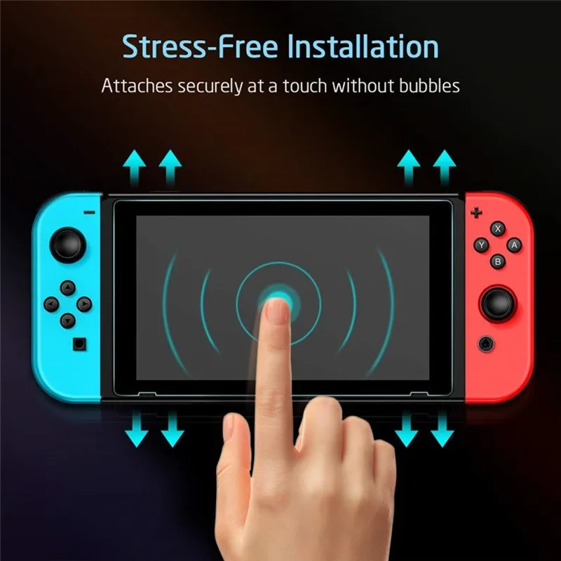 Закаленное стекло для Nintendo Switch защита экрана Защитная пленка Nitendo аксессуары