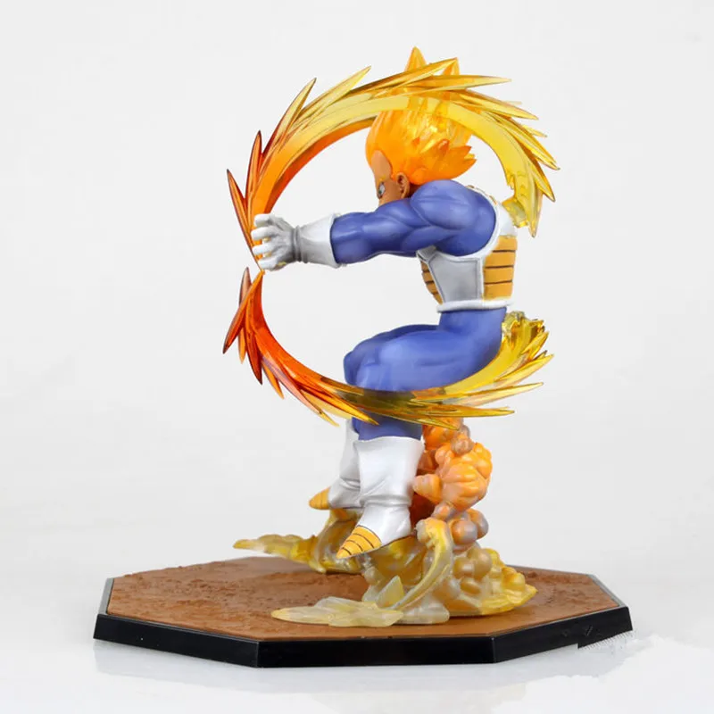 Экшн фигурка аниме Драконий жемчуг Z Super Saiyan BANDAI Vegeta ZERO Battle Коллекционная модель