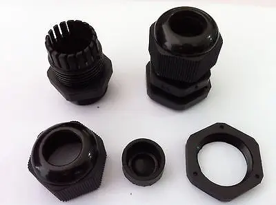 Водонепроницаемые коннекторы PG11 диаметром 20 шт. Черный кабель 5 10 мм|waterproof gland|pg11
