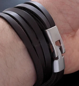 Новый Продукт Длинные Браслеты 42 см ювелирные изделия орнамент кофе кожаный