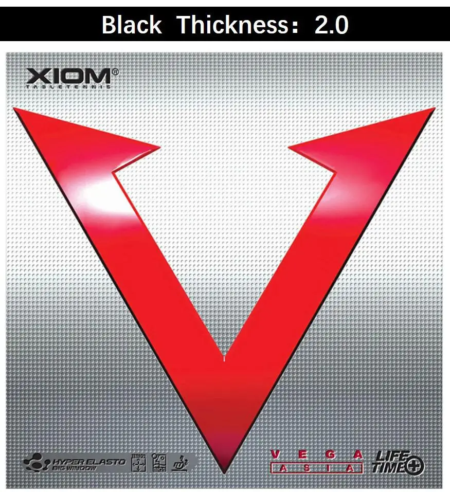XIOM RED VEGA ASIA SEPPD прыщи в настольном теннисе резиновая губка для пинг-понга Tenis De Mes 79-009 offension - Цвет: black