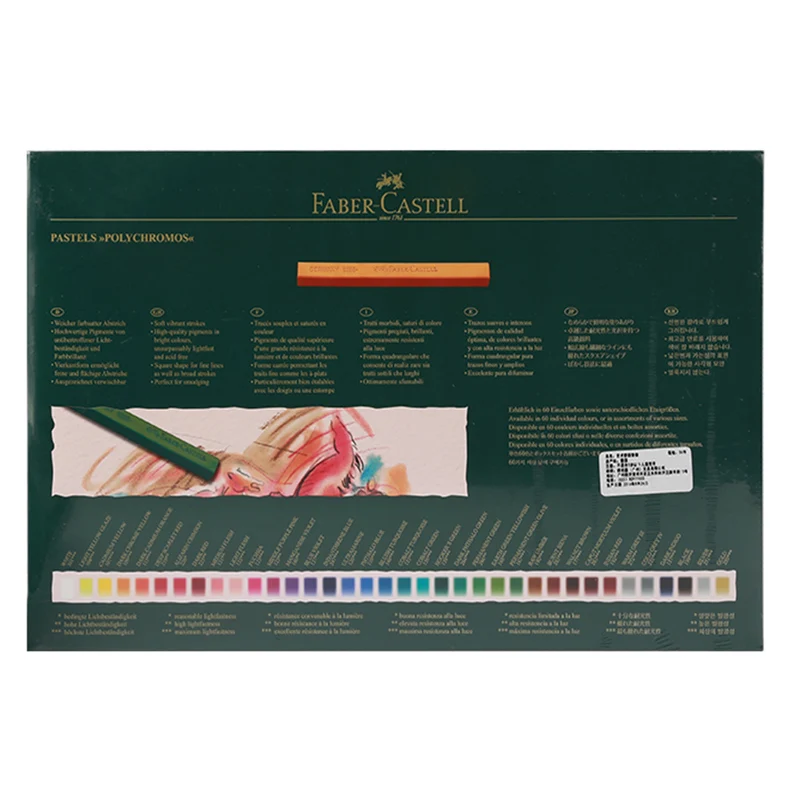 Пастельные карандаши Faber Castell 12/24/36/60 цветов полихромовые нетоксичные