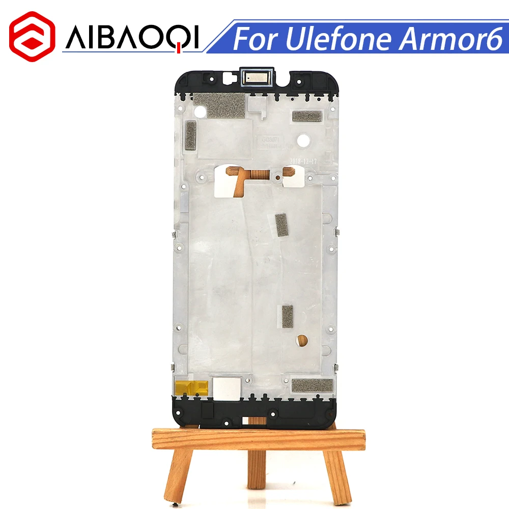 Новая Оригинальная передняя рамка для 6,2 дюйма Ulefone Power 6 спереди Корпус чехол в сборе запасная часть+ 3 М клей