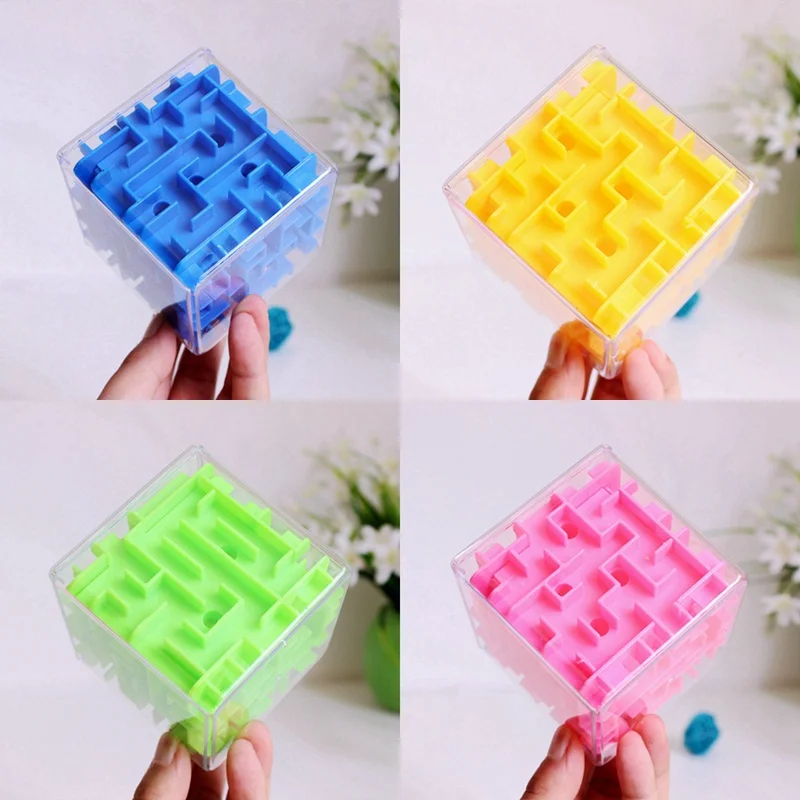 

3D Maze Puzzle 8x8x8cm Magic Cube Educational Toys Christmas Gifts for Kids and Adults