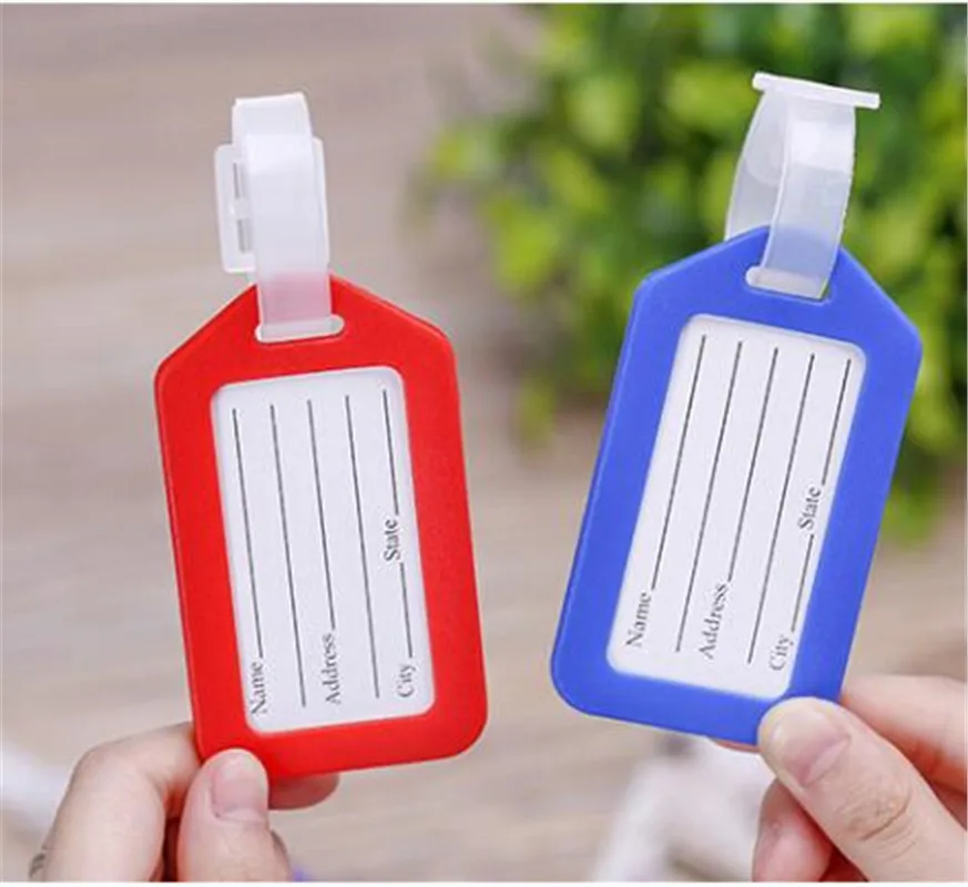 Дорожные аксессуары пластиковая багажная бирка путешествия чемодан дорожная