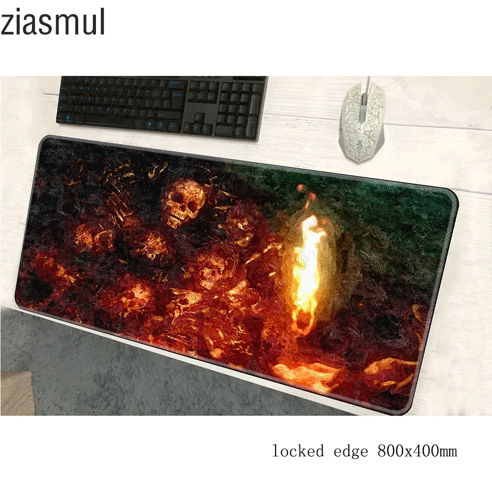 Коврик для мыши dark souls 800x400x2 мм очаровательный компьютерный коврик игровые