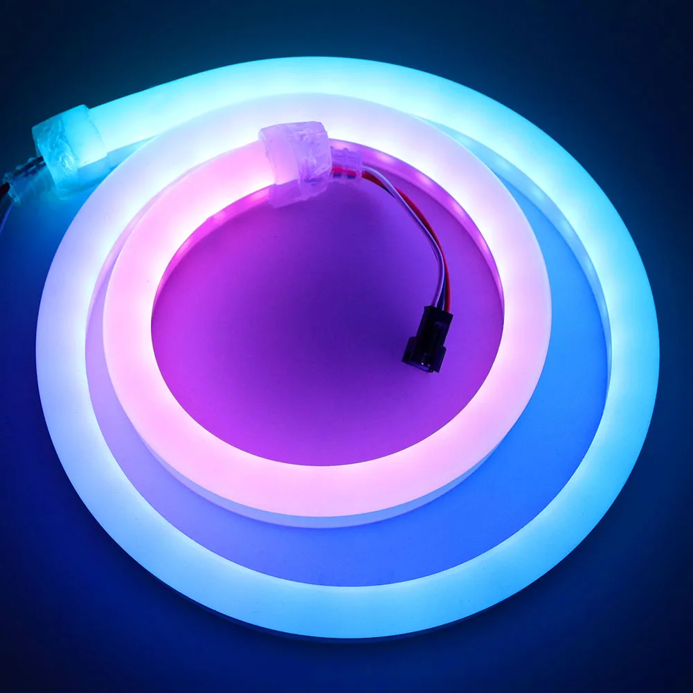 Светодиодная лента RGB WS2812B водонепроницаемая полноцветная светодиодная DMX512 512IC