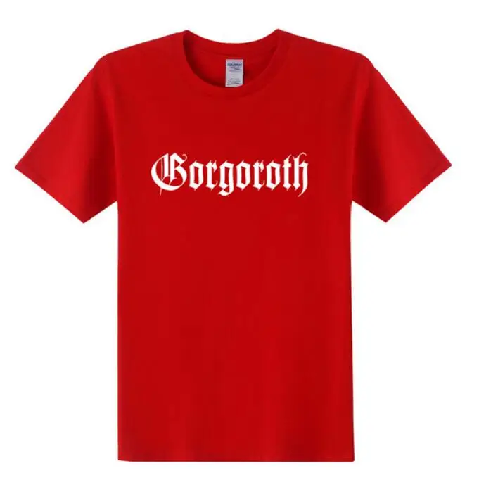 GORGOROTH футболки для мужчин рок группа Thrash Black DEATH HEAVY METAL PUNK POP Twilight of the Idols футболка|t