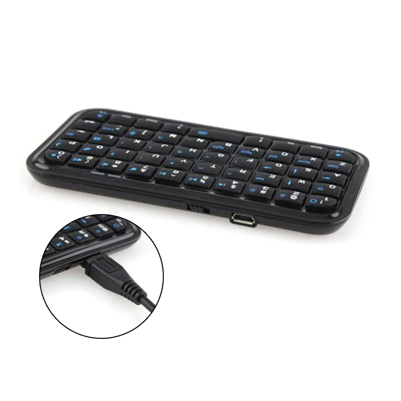 Беспроводная мини клавиатура перезаряжаемая Bluetooth для планшета PS4 телефон Raspberry Pi